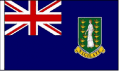 British Virgin Isles Table Flags